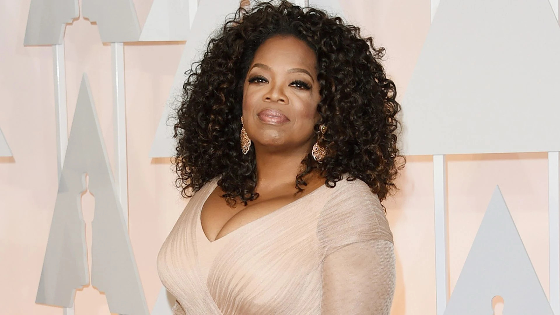 Portrait of Oprah Winfrey, representing her success as a media mogul, her journey from humble beginnings, and her impact on popular culture and philanthropy.